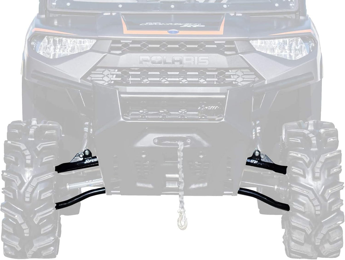 Heavy Duty Arched 1.5" Forward Offset A-Arms for Polaris Ranger Full Size XP 1000 Black H283