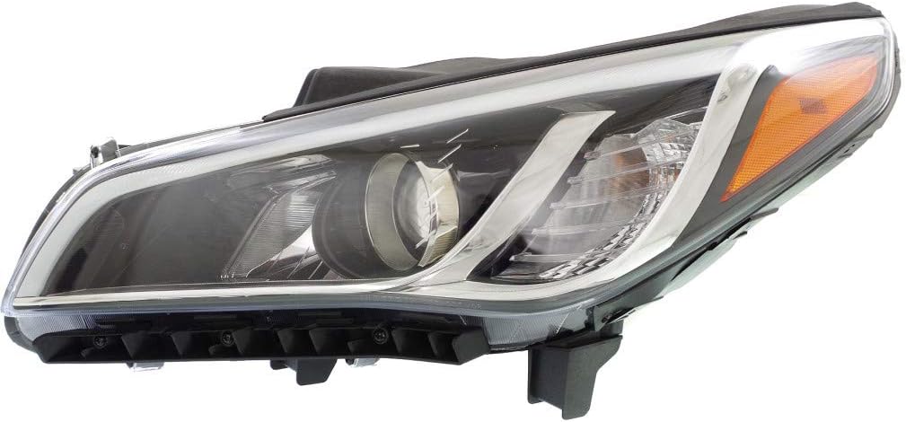Driver Side Halogen Headlight for Hyundai Sonata 2015 2016 2017 E3912