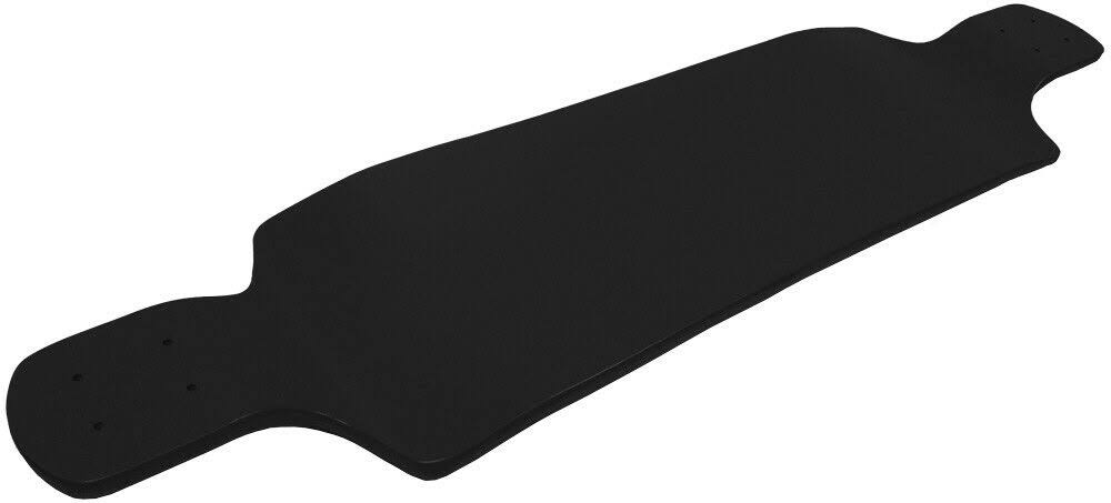 Black Freeride Longboard Deck 10 x 39.8 Q849