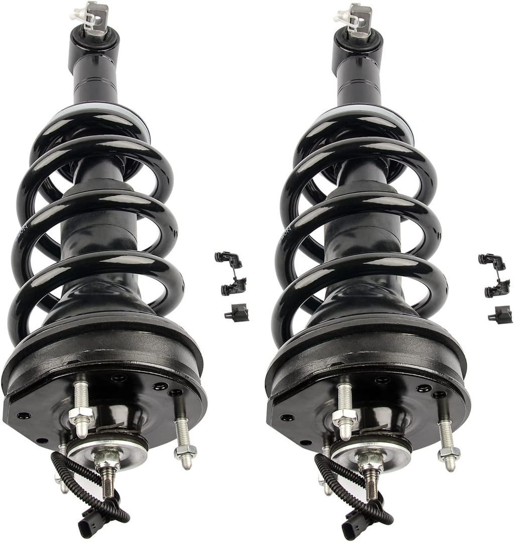 Pair Front Electronic Shock Absorbers Assembly Struts with Magnetic Control W1385