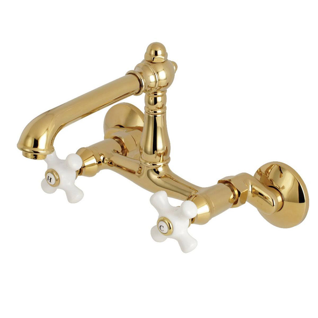 Oil Rubbed Bronze Wall Mount Kitchen Faucet X817