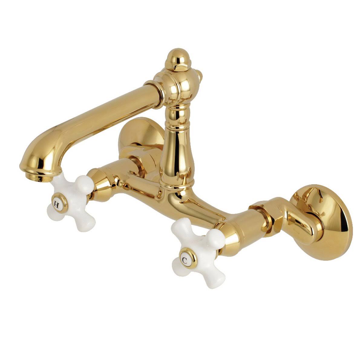 Oil Rubbed Bronze Wall Mount Kitchen Faucet X817