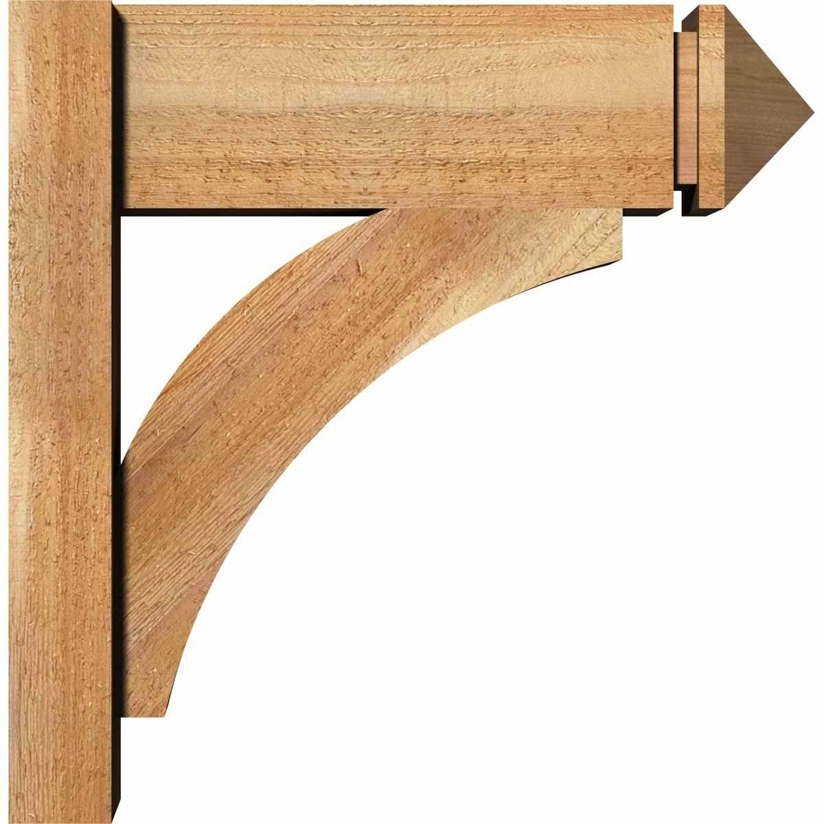Western Red Cedar Thorton Rough Sawn Arts and Crafts Outlooker G117136
