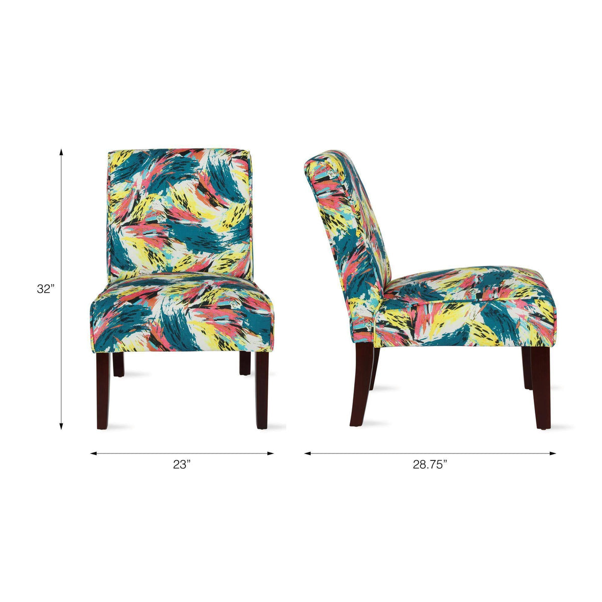Armless Accent Chair P632