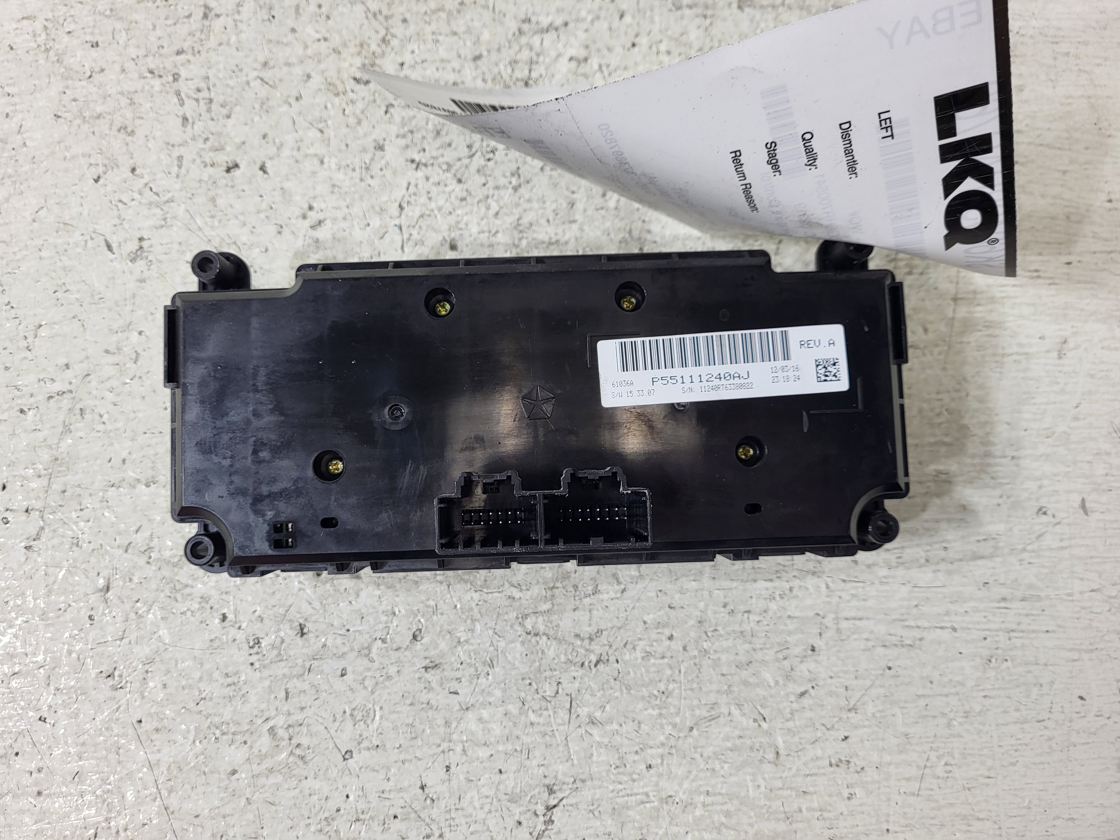 AC Heat Temperature Control Unit I536394