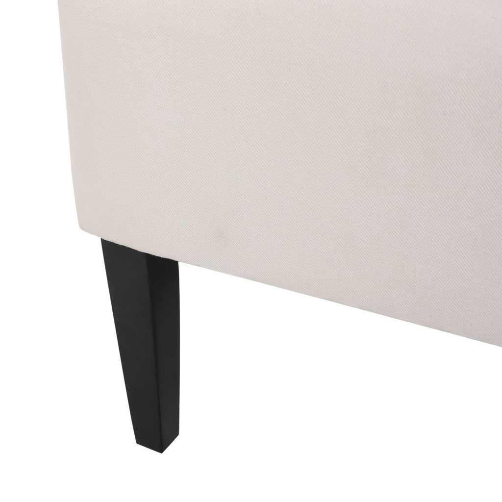Beige High-Back Fabric Dining Chair S4368