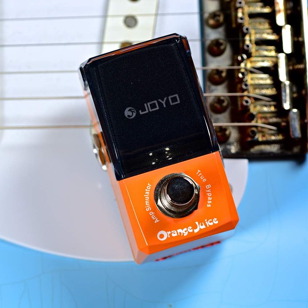 Orange Juice Guitar Amp Simulator Effects Mini Pedal, Pack of 2 T82781
