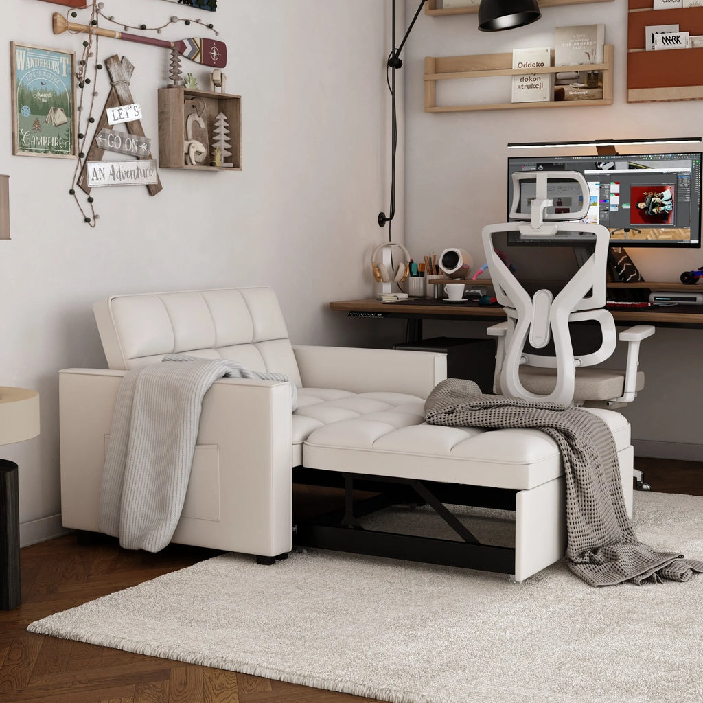 Adjustable Backrest Futon Sofa Y1627
