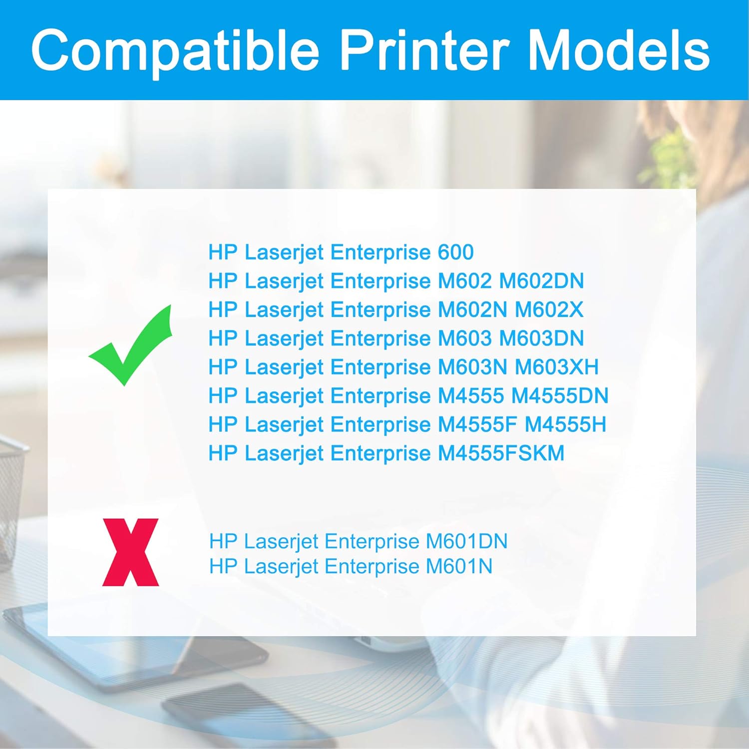 Compatible Toner Cartridge for HP 90X CE390X (1-Pack Black) R451