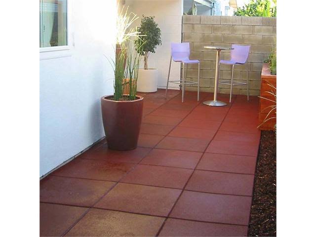 Terra Cota 5 Pack Interlocking Rubber Tiles I5239