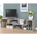 Grey Driftwood 2-Piece L-Shaped Bookcase Set A9009
