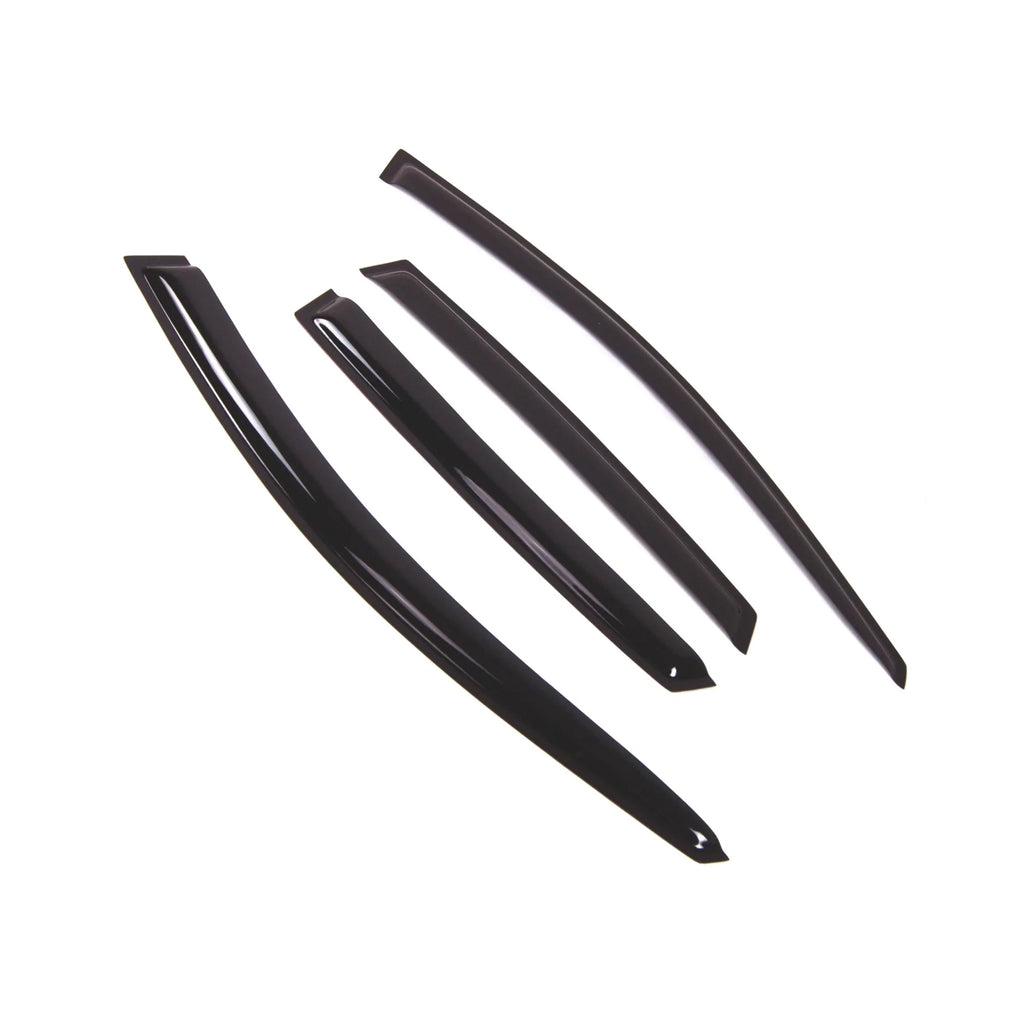 4 Pcs Dark Smoke Window Visor Deflector Rain Guard T782