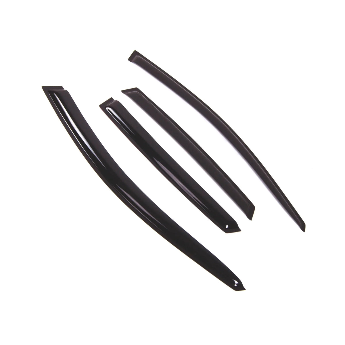 4 Pcs Dark Smoke Window Visor Deflector Rain Guard T782