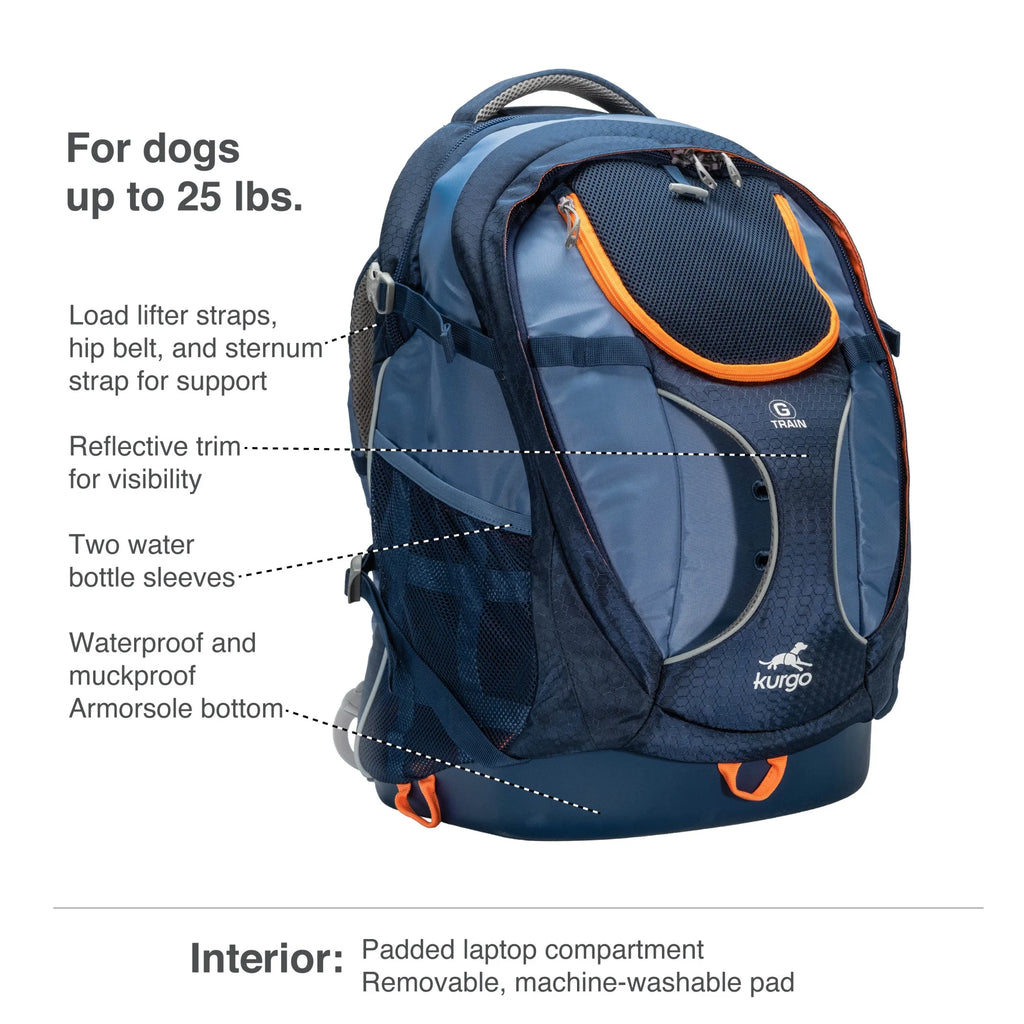 Navy Blue Dog Carrier Backpack J27651