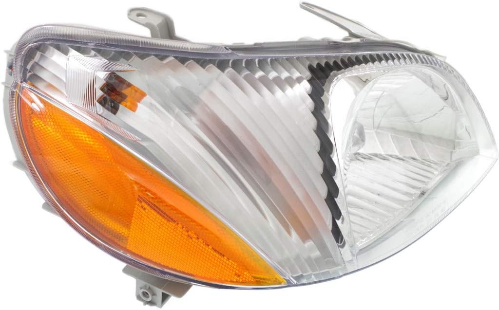 Passenger Side Headlight Assembly with Bulbs S4098