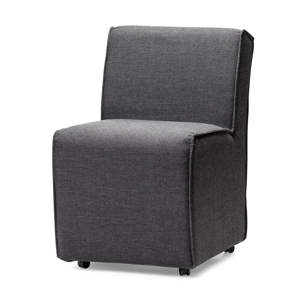 Grey Fabric Dining Chair Q8992