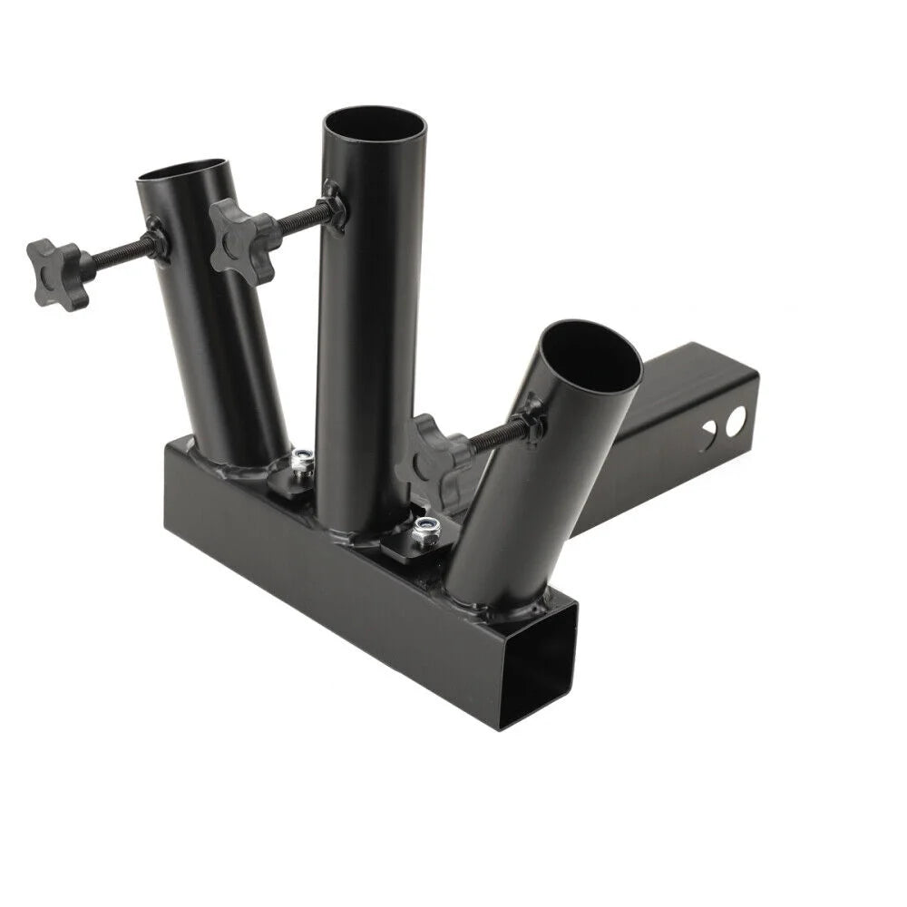 Heavy Duty 3 Flag Pole Holder Hitch Mount T65996