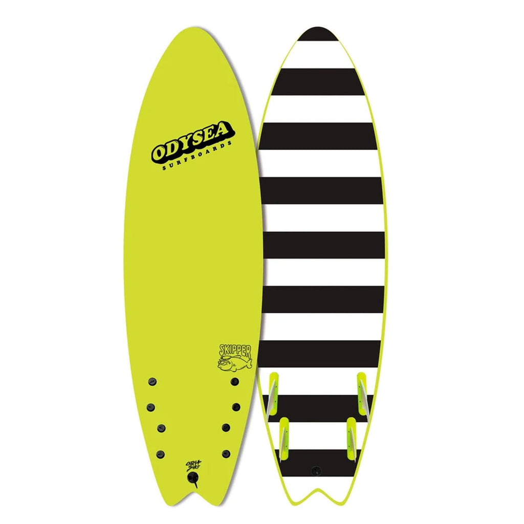 Cool Blue/Stripes Skipper Surfboard J104