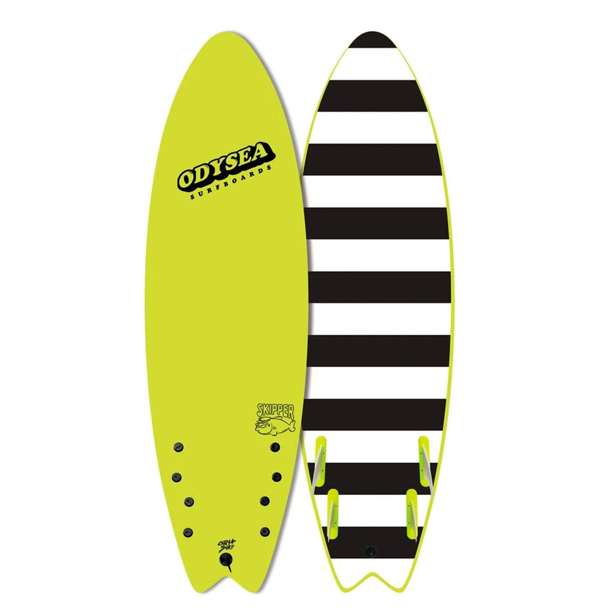 Cool Blue/Stripes Skipper Surfboard J104