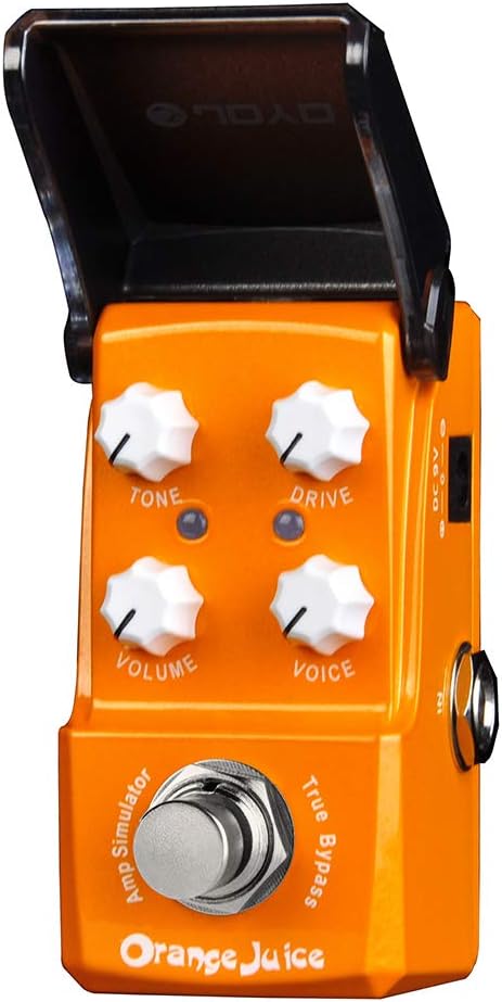 Orange Juice Guitar Amp Simulator Effects Mini Pedal, Pack of 2 T82781