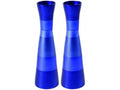 Blue Aluminum Shabbat Candlesticks M182686