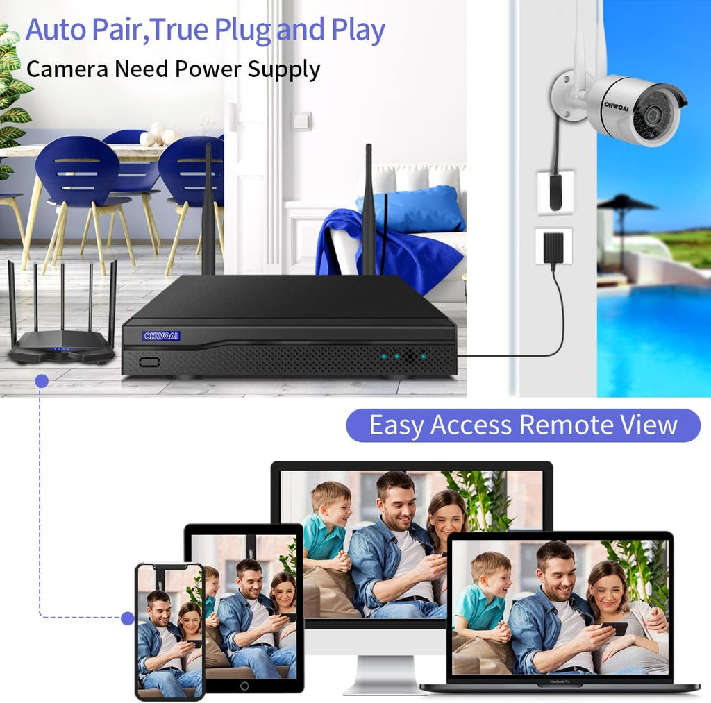 8 Channel 1080P NVR Security Camera System with 4TB Hard Drive G261573