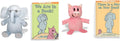 Plush Piggie & Gerald Elephant with 2 Books, 12" Pack C130932