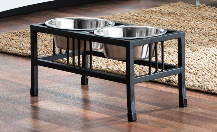 Raised Feeder Black Large C808650