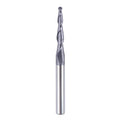 1/4 inch Shank 3mm Diameter Ball Nose Tapered End Mill CNC Engraving Bits Pack of 2 F1667