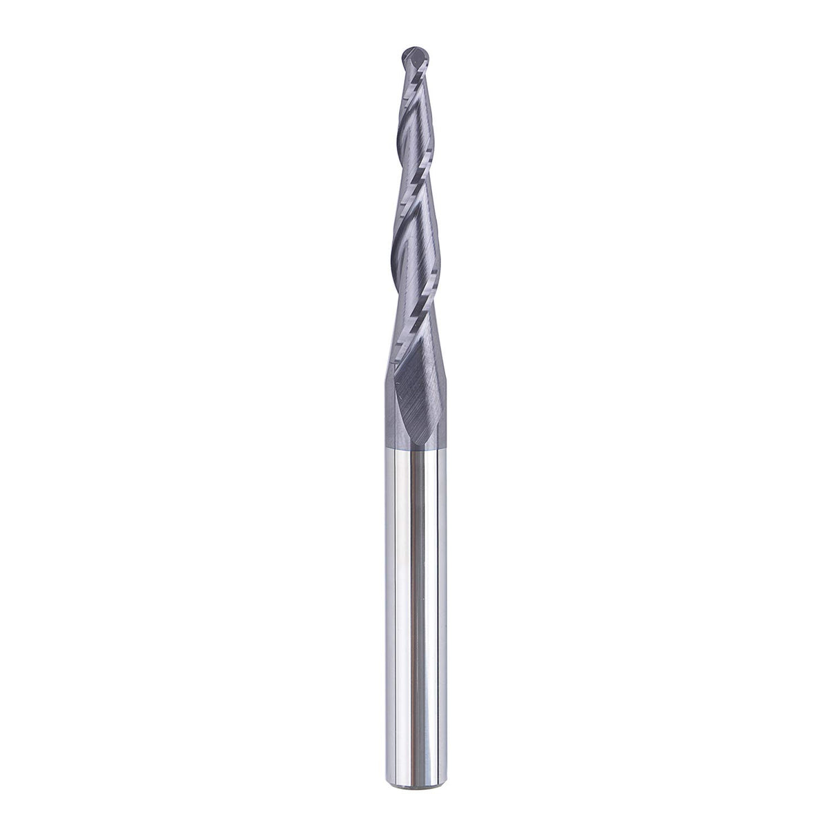1/4 inch Shank 3mm Diameter Ball Nose Tapered End Mill CNC Engraving Bits Pack of 2 F1667