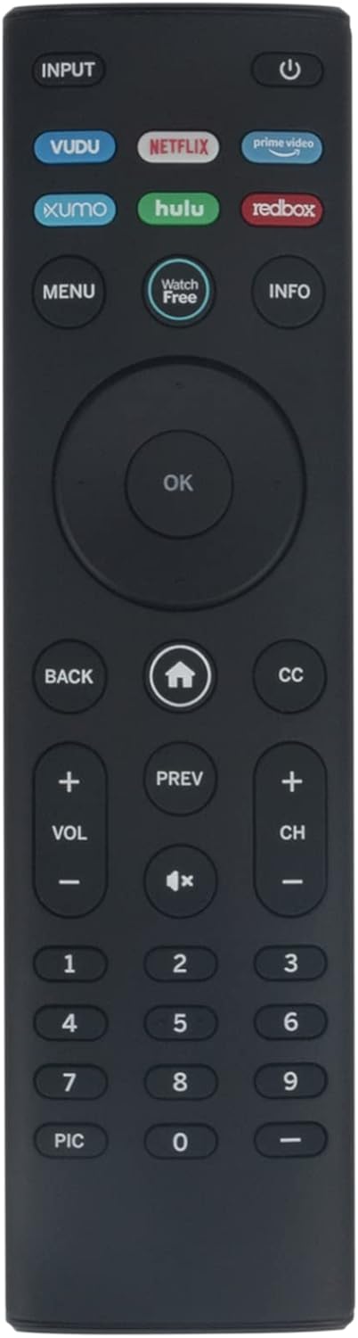 Replacement Remote Control for Vizio SmartCast TV J607709