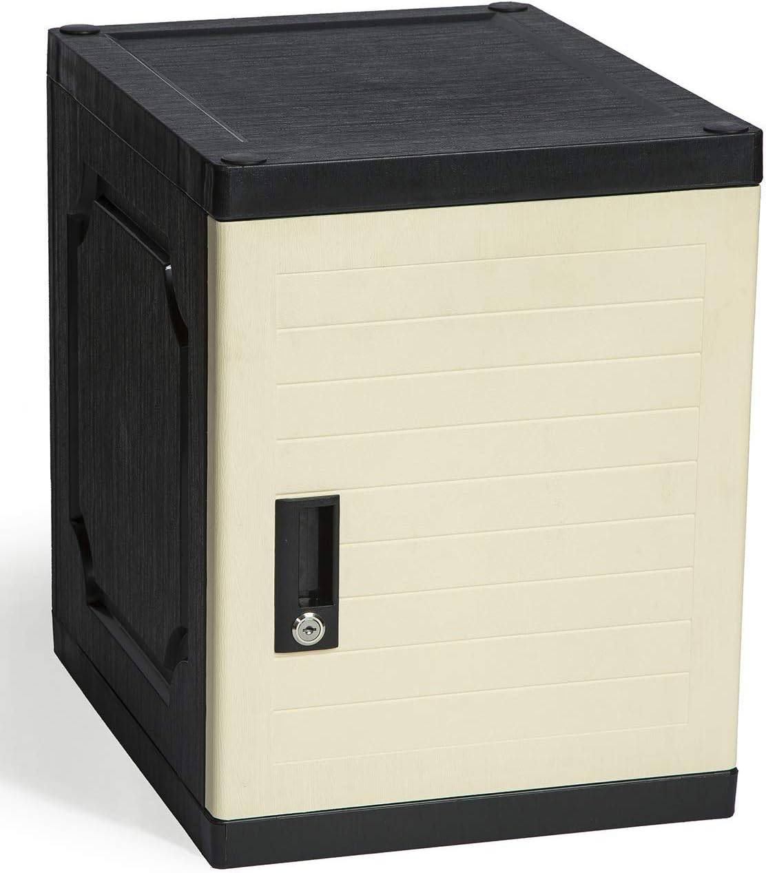 Gray Lockable Storage Cabinet with Keys X870871