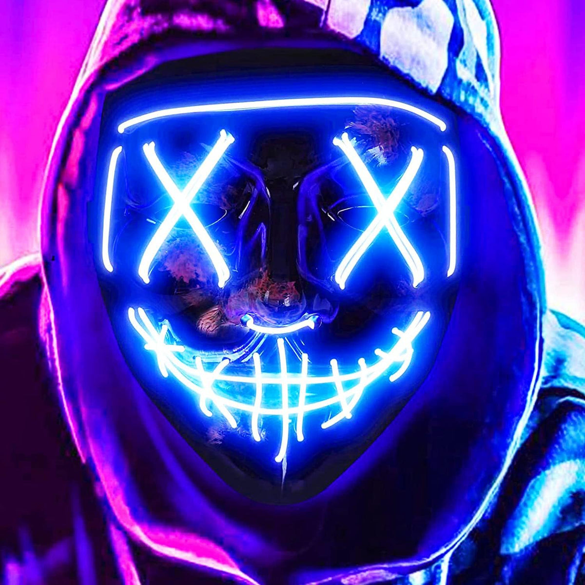 LED Glow Halloween Mask S356