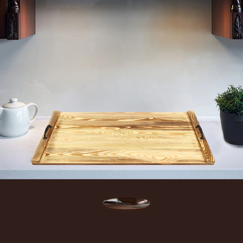 Pine Wood Stove Top Cover T57119
