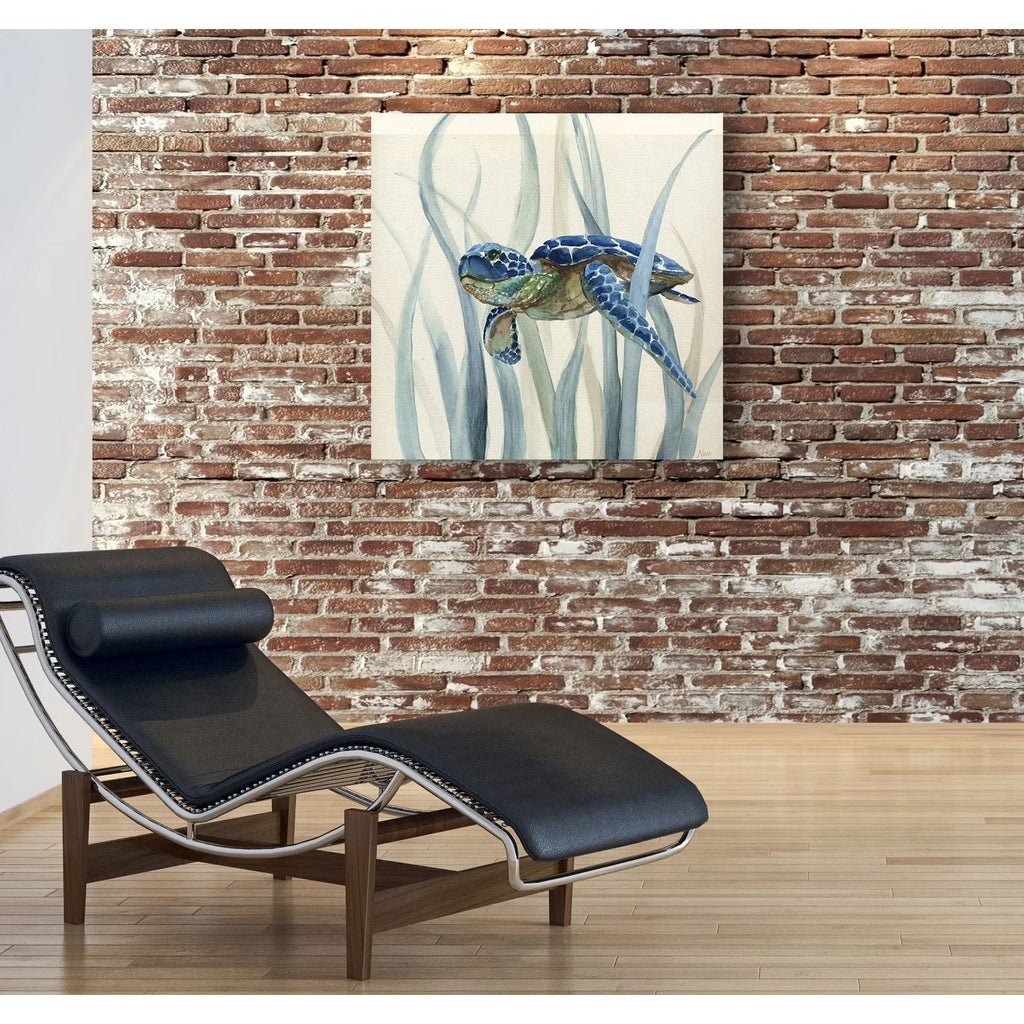 Turtle in Seagrass Gallery Wrapped Canvas P26632