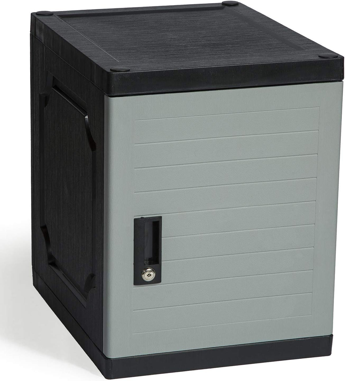 Gray Lockable Storage Cabinet with Keys X870871