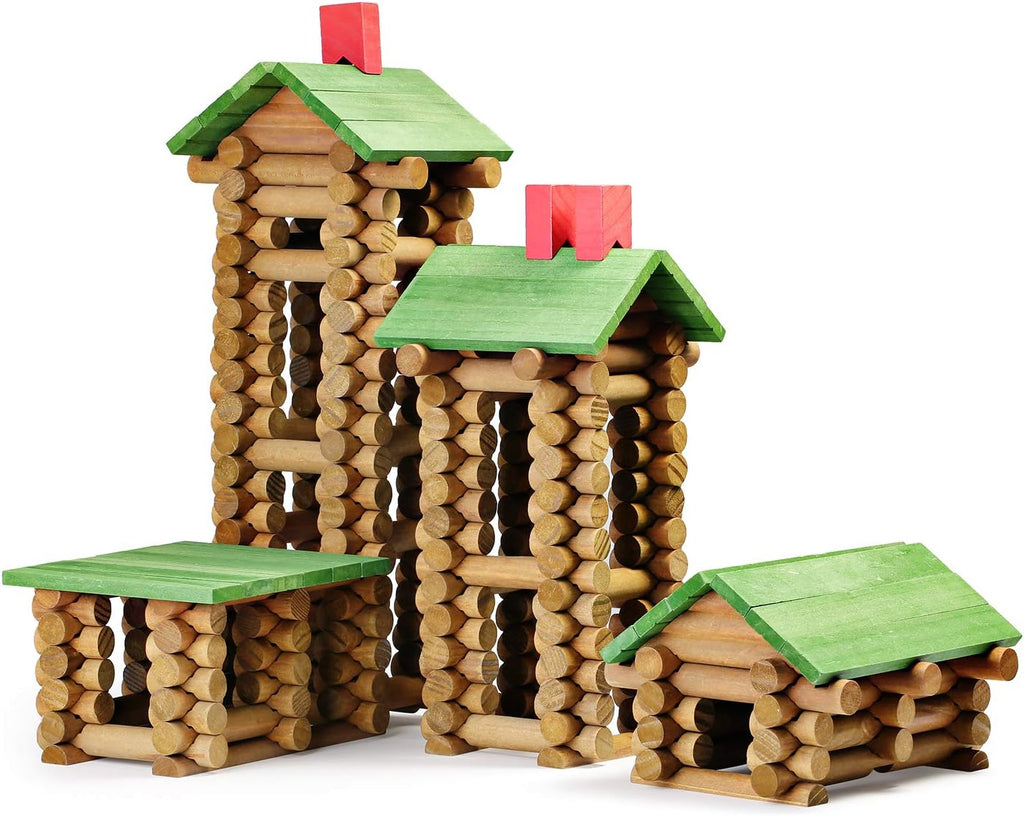 450 PCS Wooden Log Cabin Building House Toy S3079