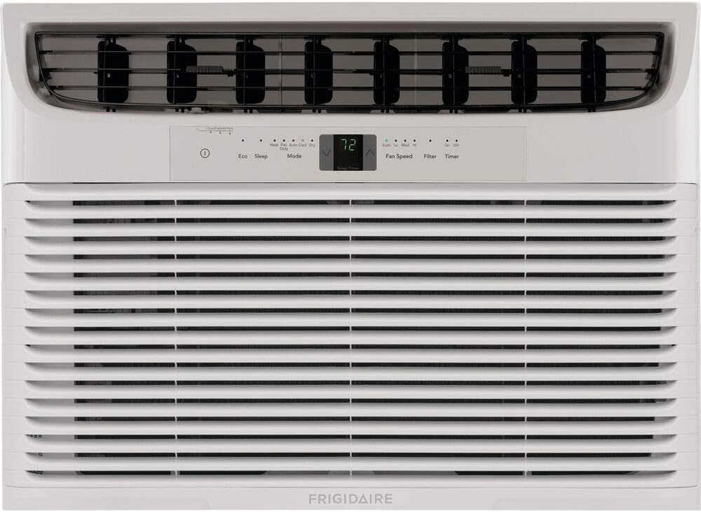 White 8,000 BTU Window-Mounted Slider Casement Air Conditioner I40127