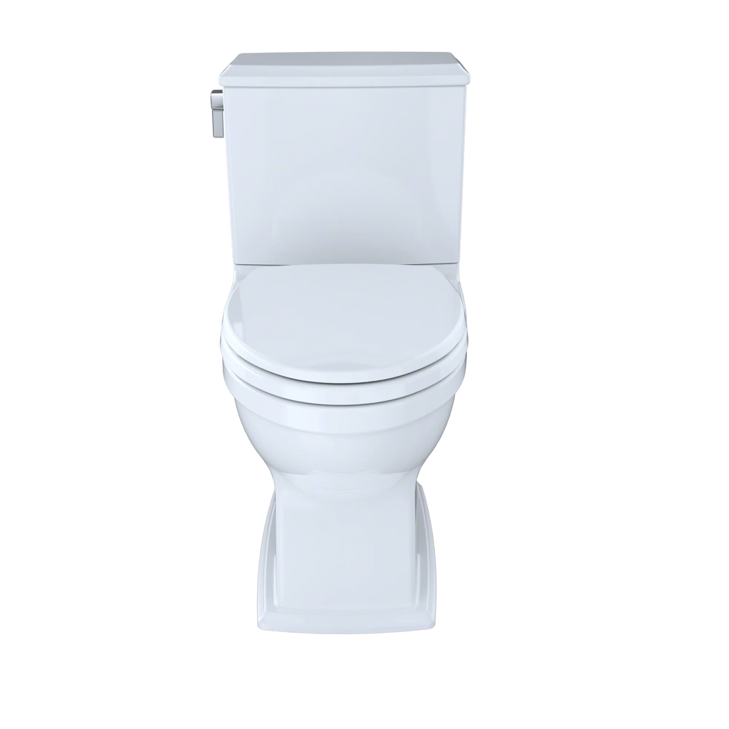 Colonial White Two-Piece Elongated Universal Height Toilet H9109