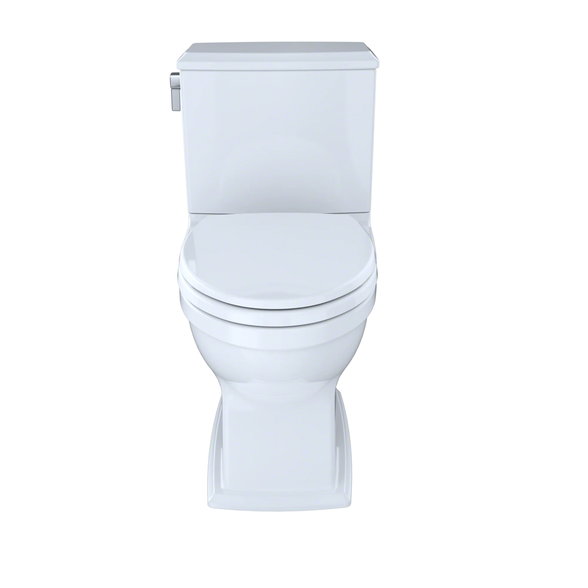 Colonial White Two-Piece Elongated Universal Height Toilet H9109