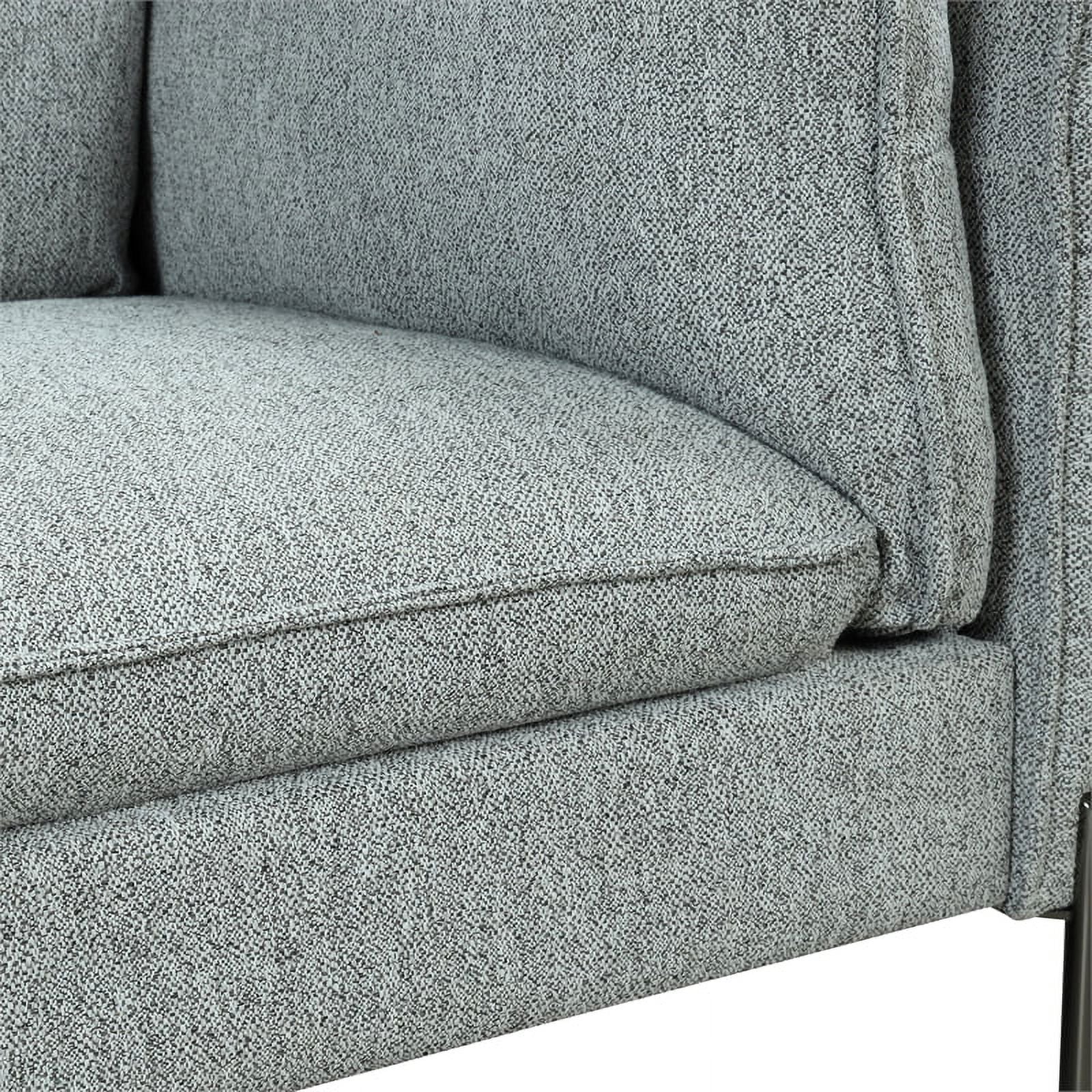 Gray 3 Seat Linen Fabric Sofa V771