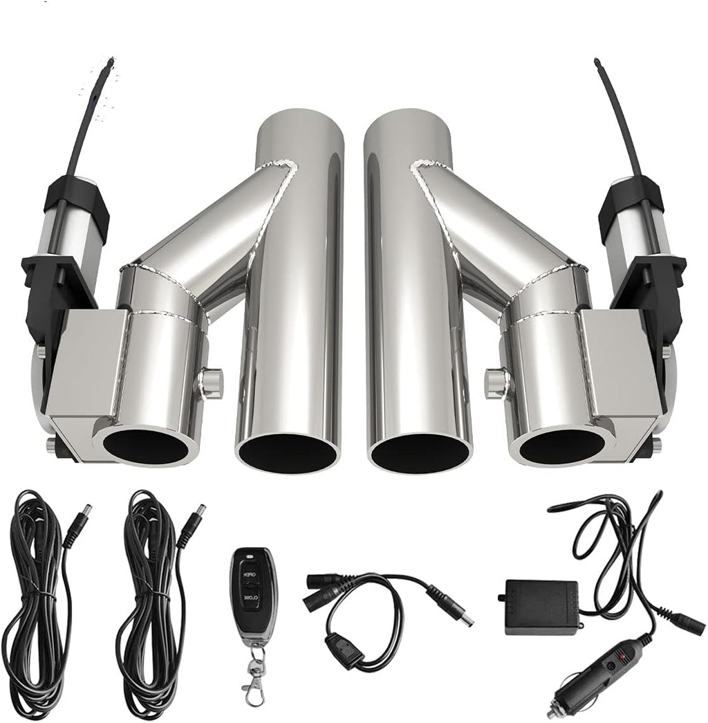 3.0 Inch Stainless Steel Dual Exhaust Pipe Kit A5993
