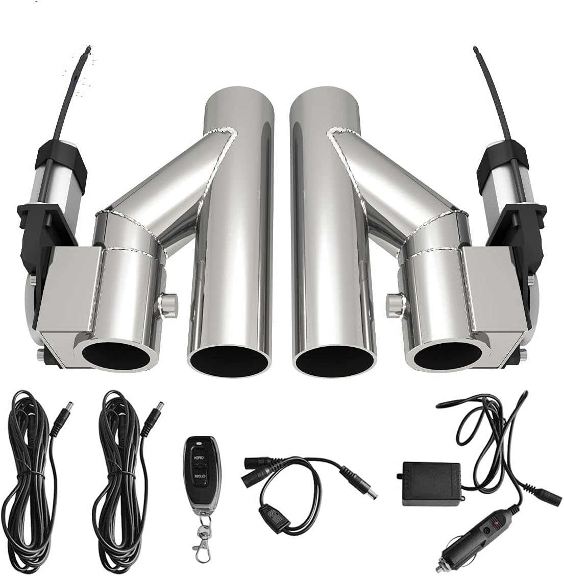 3.0 Inch Stainless Steel Dual Exhaust Pipe Kit A5993