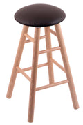 Oak Bar Stool with Espresso Seat X93478
