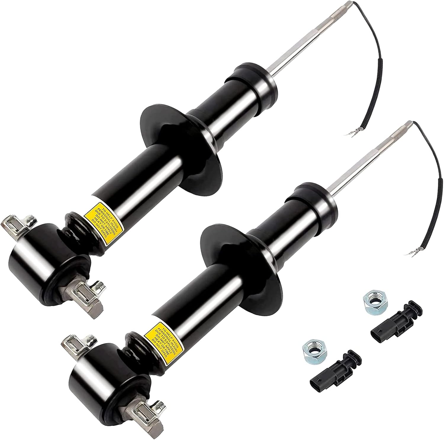 Pair Front Electronic Shock Absorbers Assembly Struts with Magnetic Control W1385