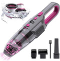 Handheld Cordless Rechargeable Small Vacuum Cleaner with Strong Suction, LED Light & 3 Attachment G3270