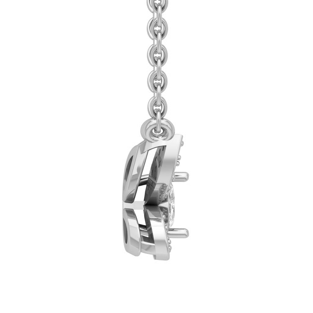 Sterling Silver Butterfly Bar Pendant Necklace, 18" U96337