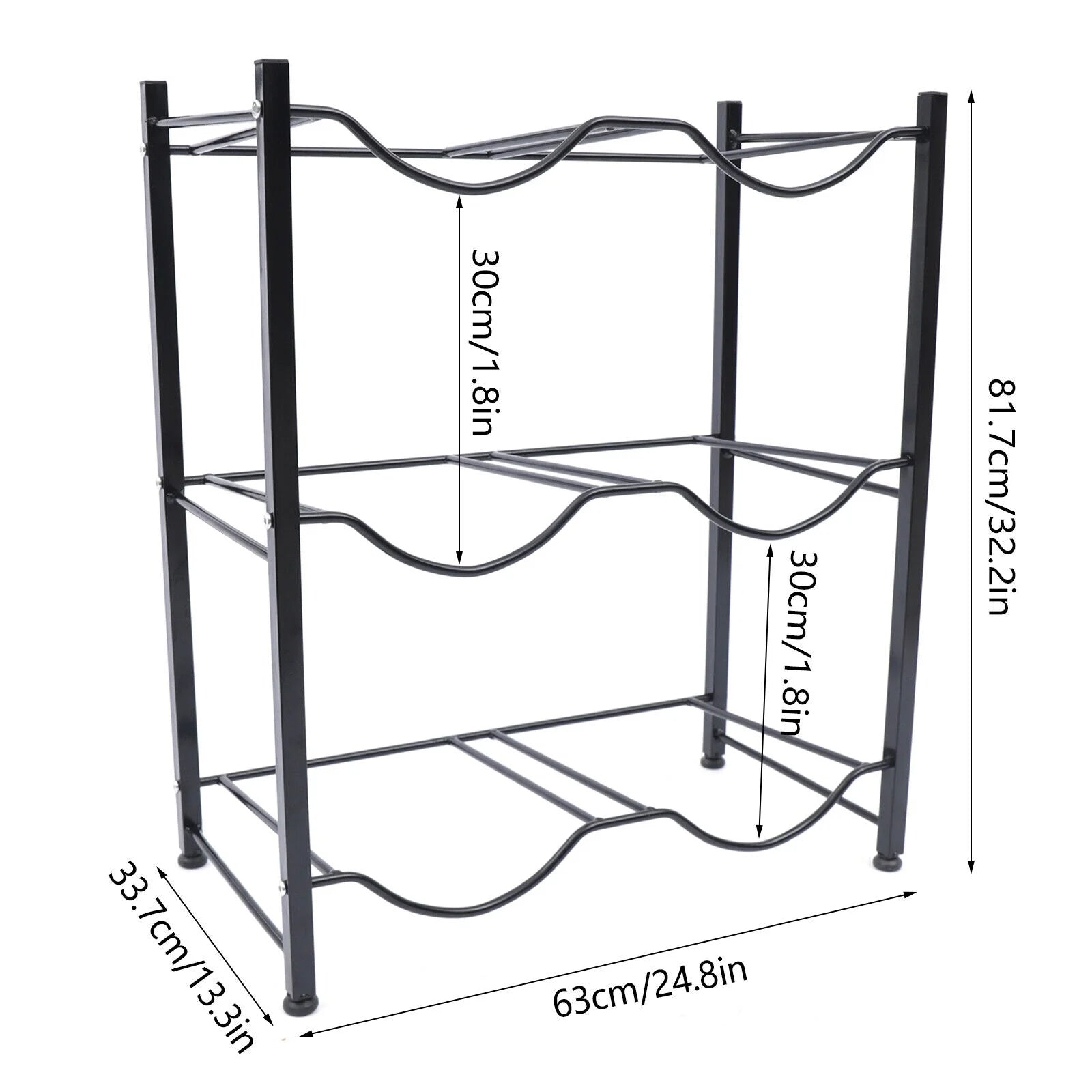5 Tiers Water Bottle Holder for 6 Bottles D600125