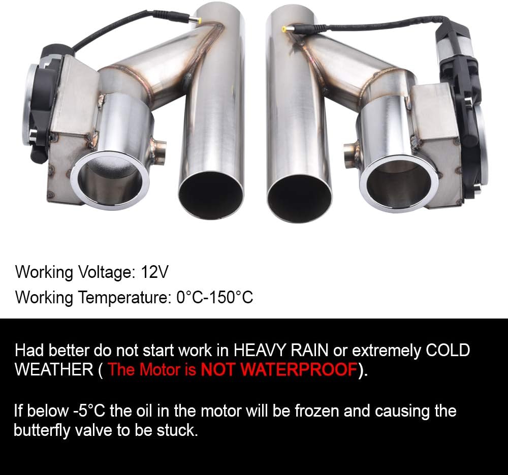 3.0 Inch Stainless Steel Dual Exhaust Pipe Kit A5993