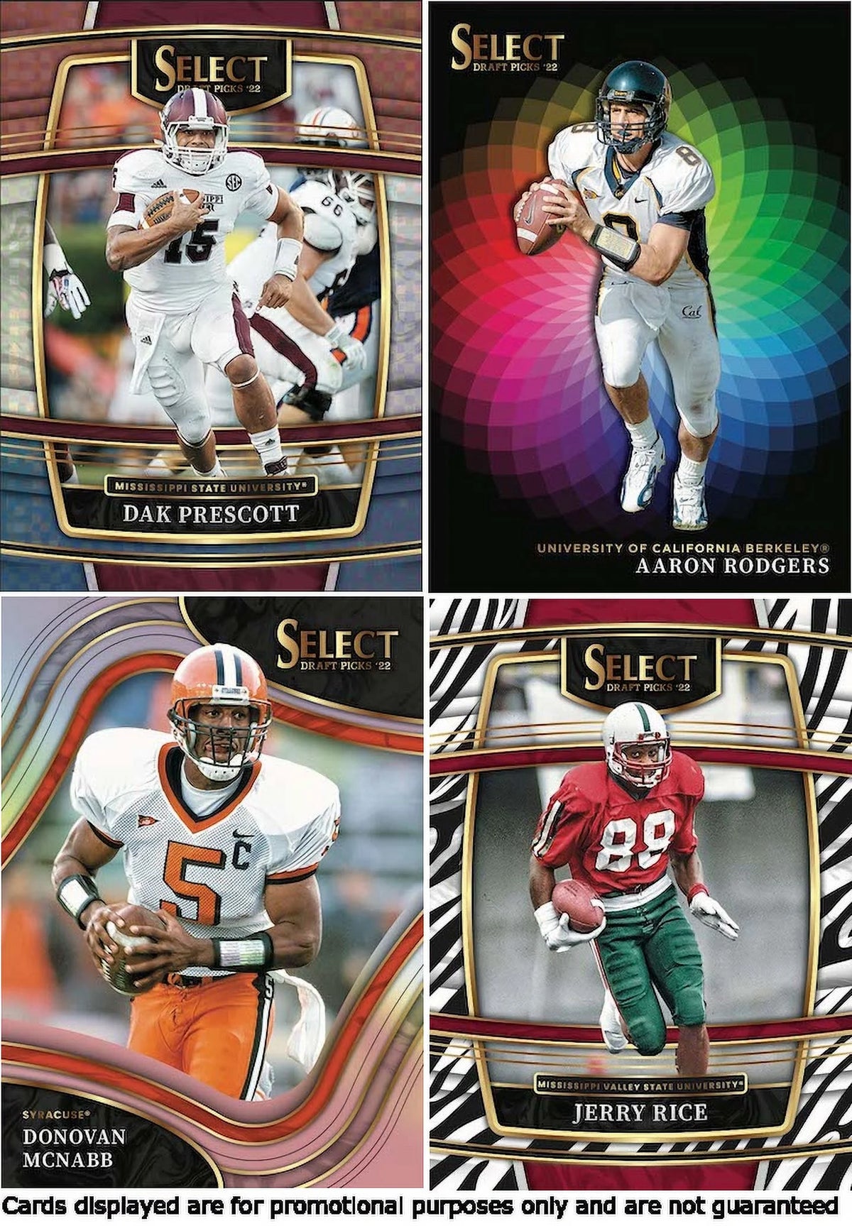 2022 Panini Select Draft Picks Collegiate Football Blaster Box Trading Cards V1833